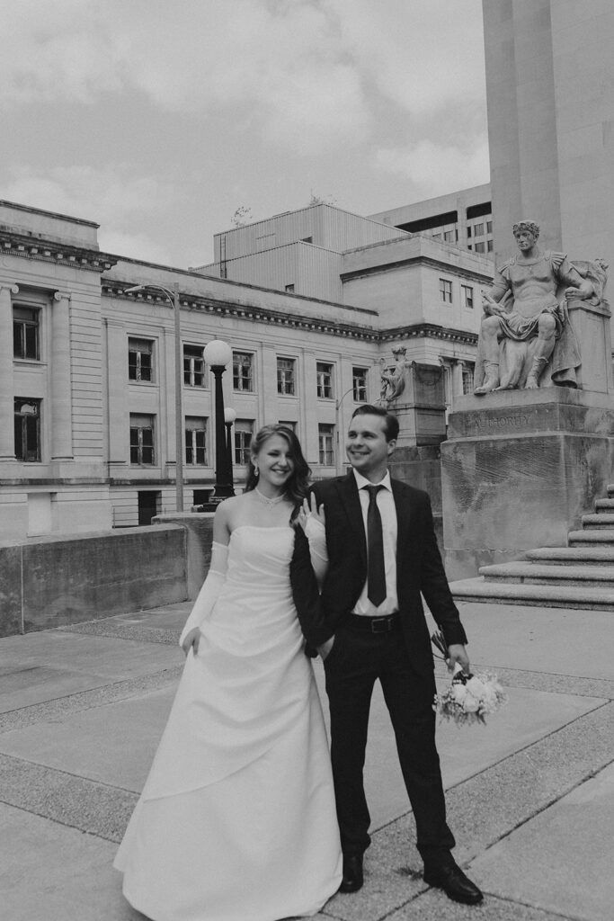 couple Elopement at Shelby County Courthouse Memphis, TN