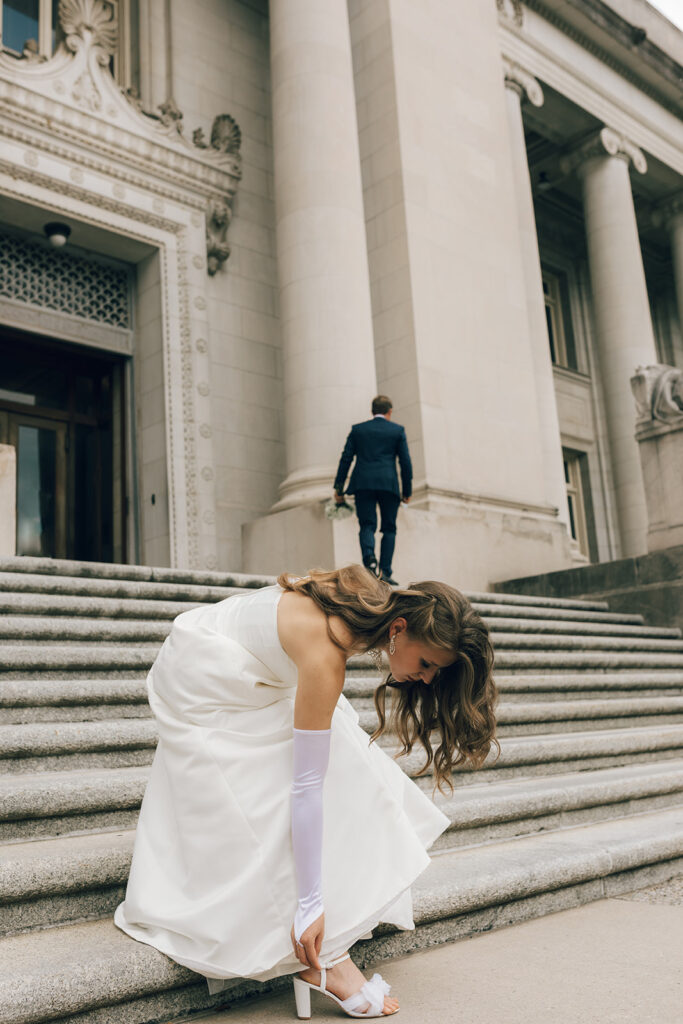 Elopement at Shelby County Courthouse Memphis, TN