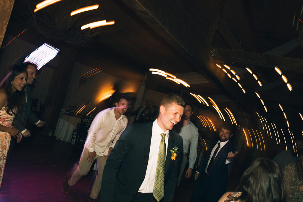 Dancing man at Heartwood Hall wedding in Rossville, TN