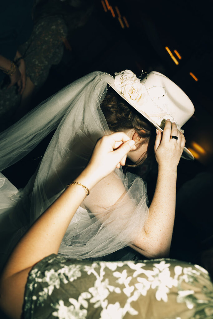 Bride at Heartwood Hall wedding in Rossville, TN