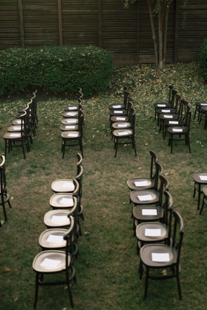 Outdoor courtyard at The Cordelle 